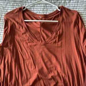 Brown/Orange Lululemon Long Sleeve
